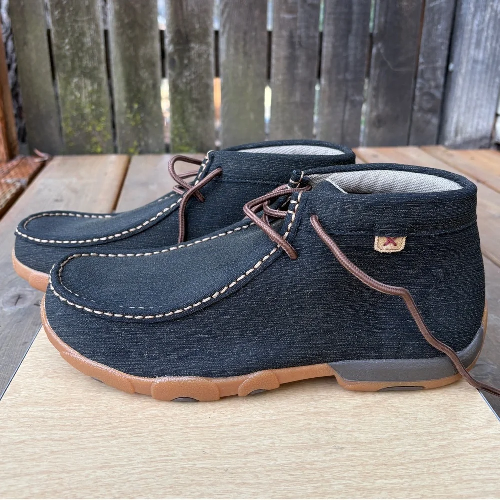 Twisted X Men’s Dura TWX Water Resistant Chukka Driving Moc Shoes New Sz 9.5W